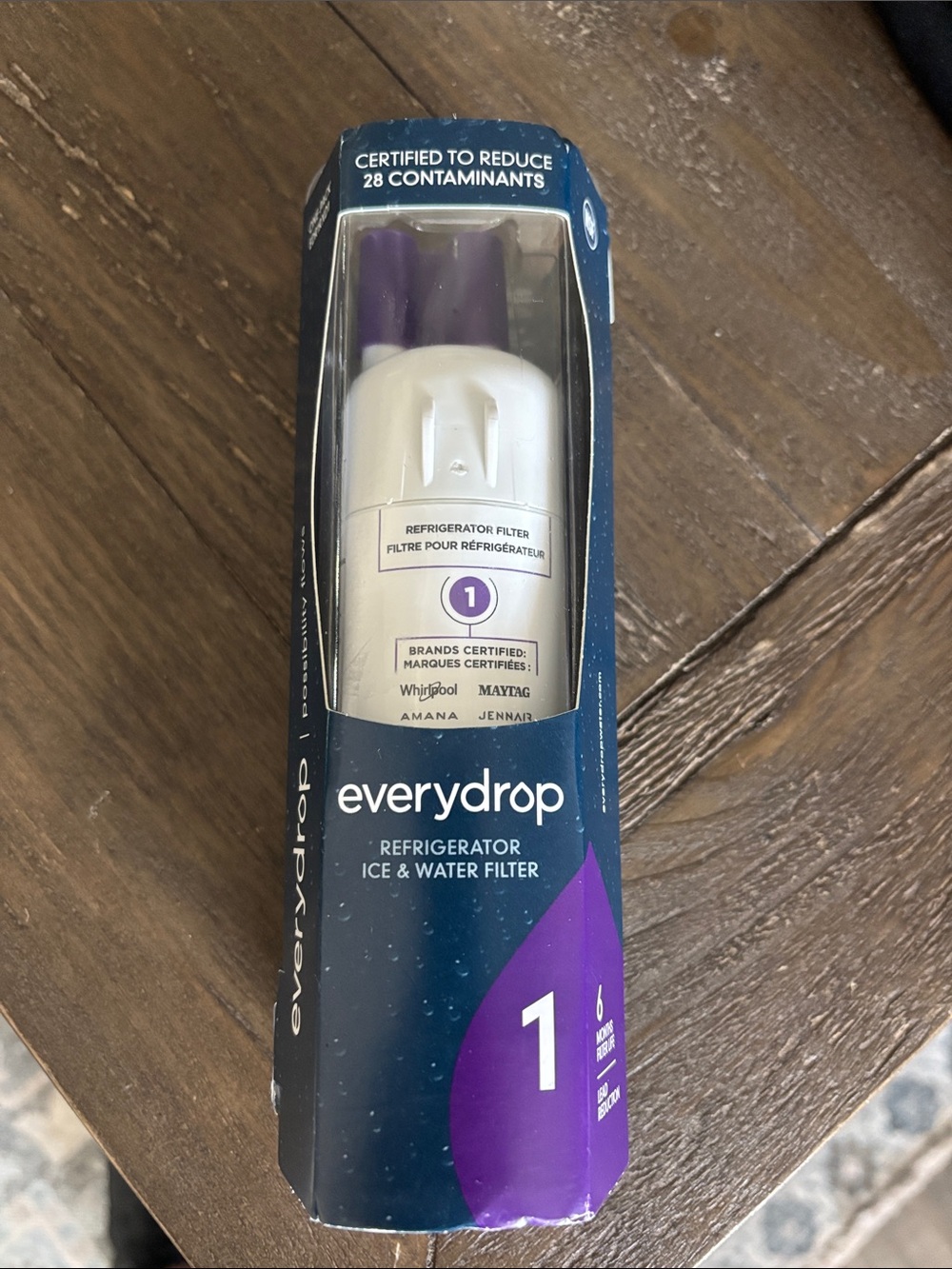 New in Box Everydrop Refrigerator Filter #1. Bought new refrigerator don’t need